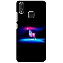 Силиконовый бампер с картинкой животных для Vivo Y95 (Яркий олень)