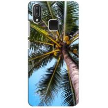 Силиконовый чехол с КАРТИНКАМИ лето для Vivo Y95 (AlphaPrint) (Пальма)