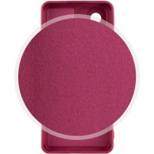 Чехол Silicone Cover Lakshmi Full Camera (A) для Xiaomi 11T / 11T Pro – Бордовый