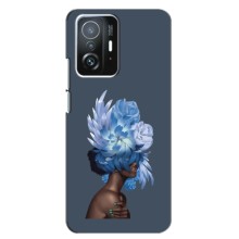 Чехлы (ART) Цветы на Xiaomi 11T / 11T Pro (VPrint) (Цветы на голове)