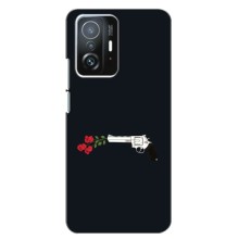 Чехлы (ART) Цветы на Xiaomi 11T / 11T Pro (VPrint) (Неожиданные цветы)