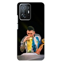 Чехлы для Xiaomi 11T / 11T Pro (Leo чемпион) (AlphaPrint) (Кубок Месси)