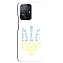 Чехлы для Xiaomi 11T / 11T Pro  Укр. Символика (AlphaPrint) (Герб из букв)