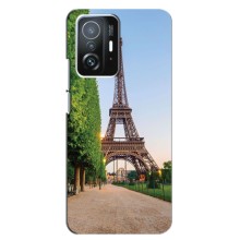 Чохол Ейфелева Вежа Xiaomi 11T / 11T Pro - (AlphaPrint) (Дорога до Парижу)