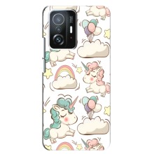 Чохол для Сяомі 11т / 11т про - (Єдинорожки - Новинки) (AlphaPrint) (Єдиноріжки)