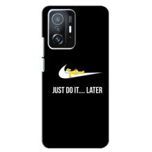 Силиконовый Чехол на Xiaomi 11T / 11T Pro с картинкой Nike (Later)