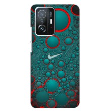 Силиконовый Чехол на Xiaomi 11T / 11T Pro с картинкой Nike (Найк зеленый)