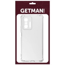 TPU чехол GETMAN Ease logo усиленные углы Full Camera для Xiaomi 11T / 11T Pro – Бесцветный (прозрачный)