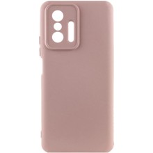 Чехол Silicone Cover Lakshmi Full Camera (AA) для Xiaomi 11T / 11T Pro – Розовый