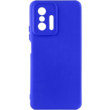 Чехол Silicone Cover Lakshmi Full Camera (AA) для Xiaomi 11T / 11T Pro – Синий