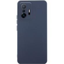 Чохол Silicone Cover Lakshmi Full Camera (AAA) для Xiaomi 11T / 11T Pro – Темно-синій