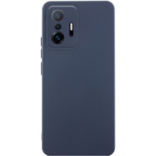 Чехол Silicone Cover Lakshmi Full Camera (AAA) для Xiaomi 11T / 11T Pro – Темно-синий