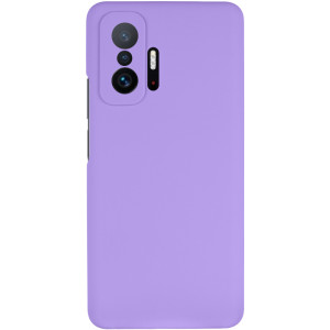 Чохол Silicone Cover Lakshmi Full Camera (AAA) для Xiaomi 11T / 11T Pro – Бузковий