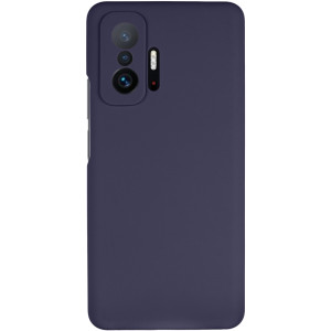 Чохол Silicone Cover Lakshmi Full Camera (AAA) для Xiaomi 11T / 11T Pro – Темно-синій