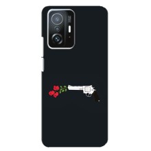 Чехлы (ART) Цветы на Xiaomi 11T / 11T Pro (VPrint) (Неожиданные цветы)