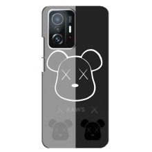 Чехлы для Xiaomi 11T / 11T Pro - Bearbrick Louis Vuitton (PREMIUMPrint) (БеарБрик глаза)