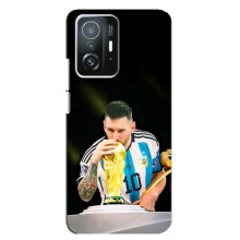 Чехлы для Xiaomi 11T / 11T Pro (Leo чемпион) (AlphaPrint) (Кубок Месси)