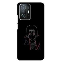Чехлы на тему: Итачи Учиха для Xiaomi 11T / 11T Pro (AlphaPrint) – силуэт Итачи