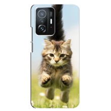 Чехлы с Котиками для Xiaomi 11T / 11T Pro (VPrint) (Прыжок кота)