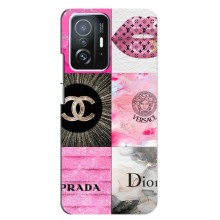 Чехол (Dior, Prada, YSL, Chanel) для Xiaomi 11T / 11T Pro (Модница)