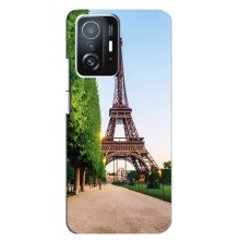 Чохол Ейфелева Вежа Xiaomi 11T / 11T Pro - (AlphaPrint) (Дорога до Парижу)