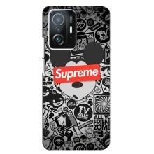 Чохол з Брендами одягу на Сяомі 11т / 11т про – Supreme Маус