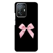 Чехол банты для Xiaomi 11T / 11T Pro – Бант на черном