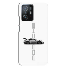 Чохол з авто Порше для Xiaomi 11T / 11T Pro – білий порше