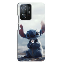 Чехол с рисунком Стич для Xiaomi 11T / 11T Pro – Стич с цветочком
