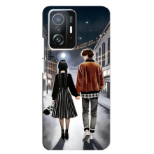 Чехол с дизайном Венздей 2 на Xiaomi 11T / 11T Pro – Уэнсдей и Тайлер