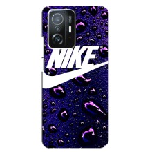 Чехол с логотипом Найк на Xiaomi 11T / 11T Pro – Найк на фиолетовом
