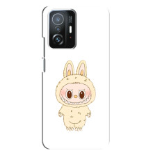 Чохол з принтом Лабубу для Xiaomi 11T / 11T Pro – Бежевий Лабубу