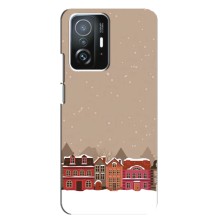 Новорічні, Святкові Чохли для Xiaomi 11T / 11T Pro - 2024 год (Зимове місто)