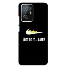 Силиконовый Чехол на Xiaomi 11T / 11T Pro с картинкой Nike (Later)