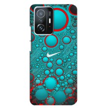 Силиконовый Чехол на Xiaomi 11T / 11T Pro с картинкой Nike (Найк зеленый)