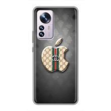 Чехлы ГУЧЧИ для Сяоми 12 / 12х (AlphaPrint) (Apple gucci)