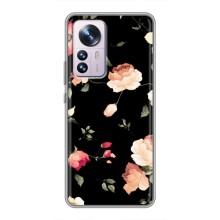 Чохли з квітами для Xiaomi 12 / 12X (VPrint) (Трояндочки)