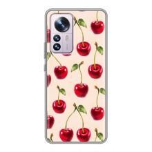 Чехлы с Фруктами для Xiaomi 12 / 12X (VPrint) (Вишня)