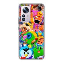 Чехлы Brawl Stars для Xiaomi 12 / 12X (AlphaPrint)