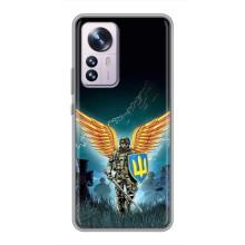 Чехлы с картинкой ЗСУ для Xiaomi 12 / 12X (AlphaPrint) (Солдат ЗСУ)