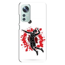Чехлы с принтом Спортивная тематика для Xiaomi 12 / 12X – Волейболист