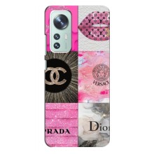 Чехол (Dior, Prada, YSL, Chanel) для Xiaomi 12 / 12X (Модница)