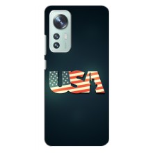 Чехол Флаг USA для Xiaomi 12 / 12X (USA)