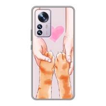 Чехол на Сяоми 12 / 12х с Котами (VPrint) (Любовь к котикам)