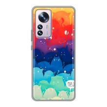 Чехол на Сяоми 12 / 12х с Котами (VPrint) (Mew)