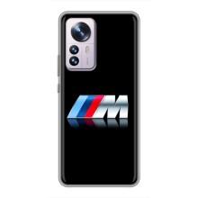 Чехол для Сяоми 12 / 12х - с принтом БМВ (AlphaPrint) (AMG)