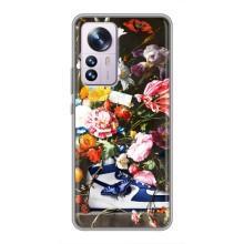 Чехол для Xiaomi 12 / 12X - с принтом Найк (AlphaPrint) (Стиль Найк)