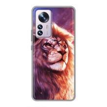 Чехол со Львом для Xiaomi 12 / 12X (VPrint) (Красочный Лев)