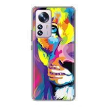 Чехол со Львом для Xiaomi 12 / 12X (VPrint) (Яркий Лев)