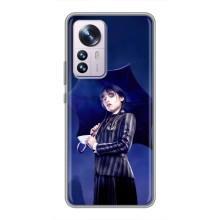 Чохли Венсдей на Xiaomi 12 / 12X Уенсдей (AlphaPrint) (Венздей з парасолькою)